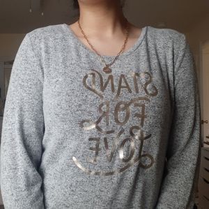 Old Navy "Stand For Love" Tunic